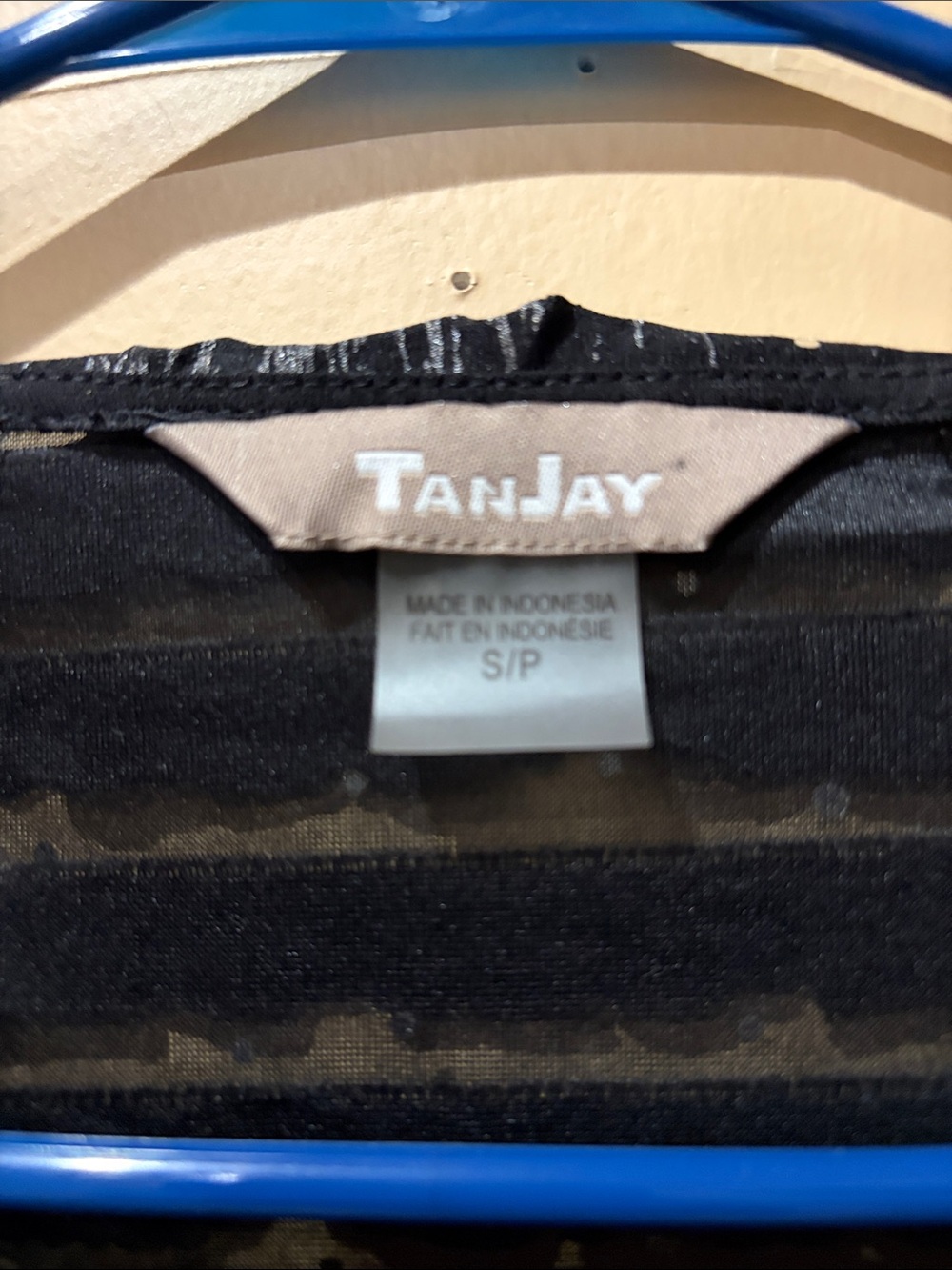 TanJay Black Ruffled Open-Front Women's Ribbes Jacket - Picture 2 of 3